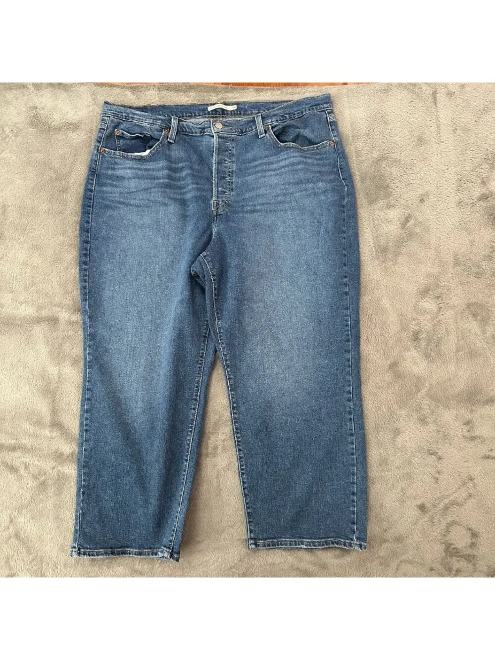 Levi's Ribcage Straight Leg Ankle Jeans Womens size 20W 20 W